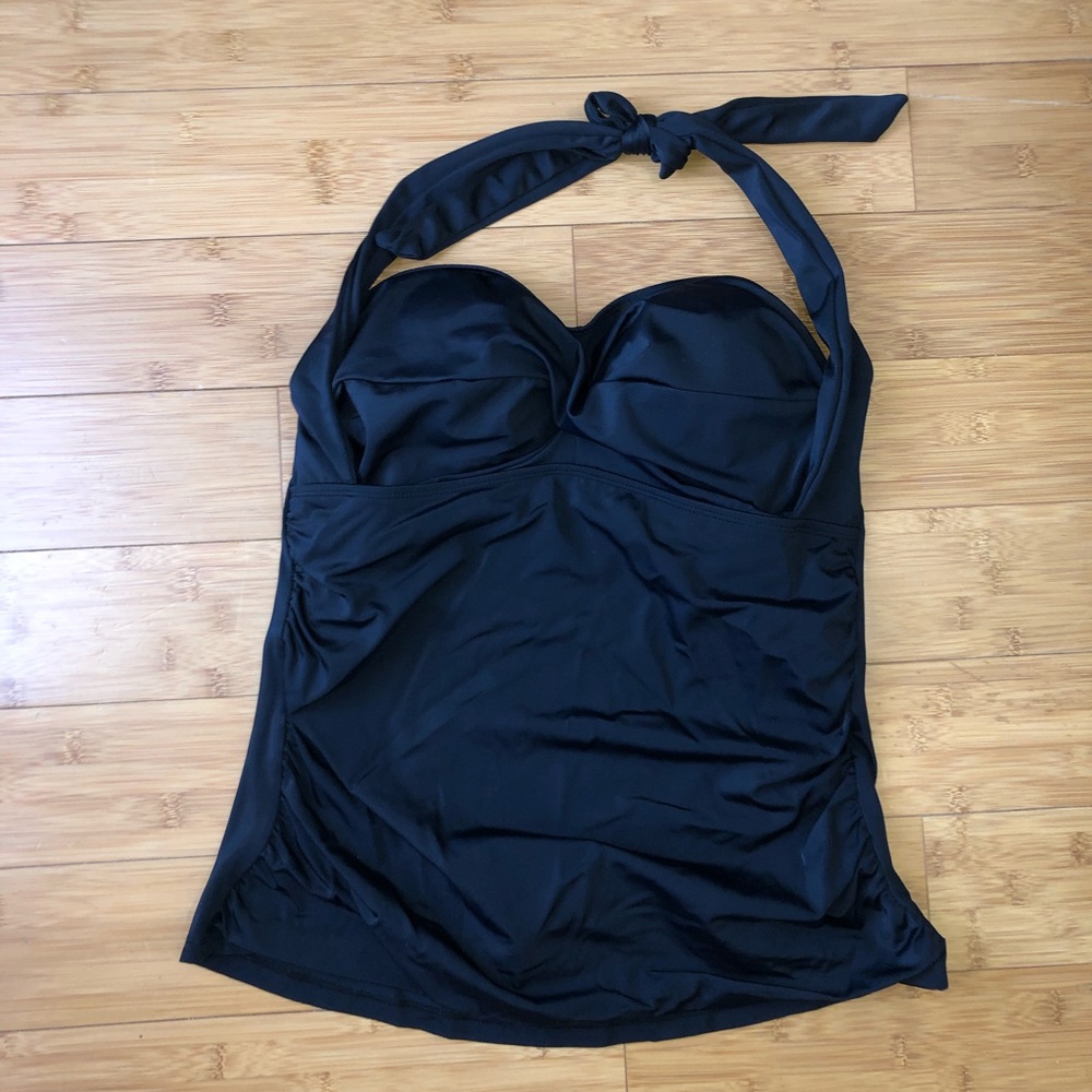 black halter tankini 🖤